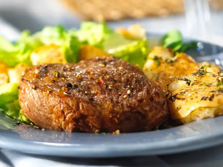 Grilled Beef Tenderloin with Herbed Chèvre