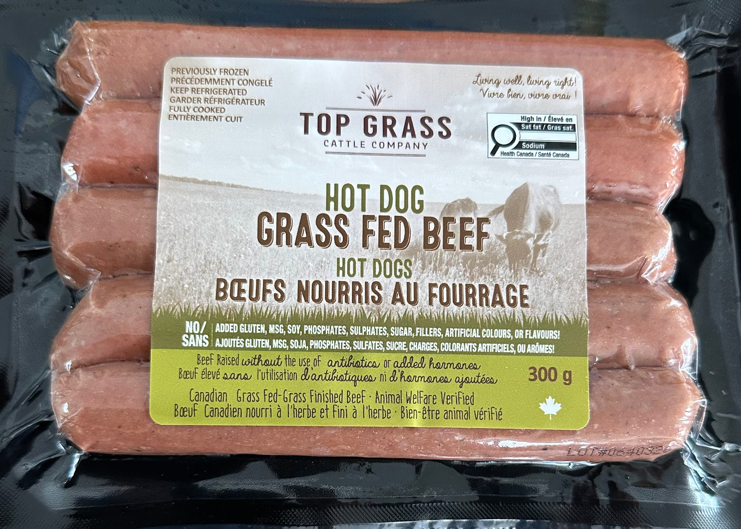 Hot Dogs (6 inch by 60 grams each)