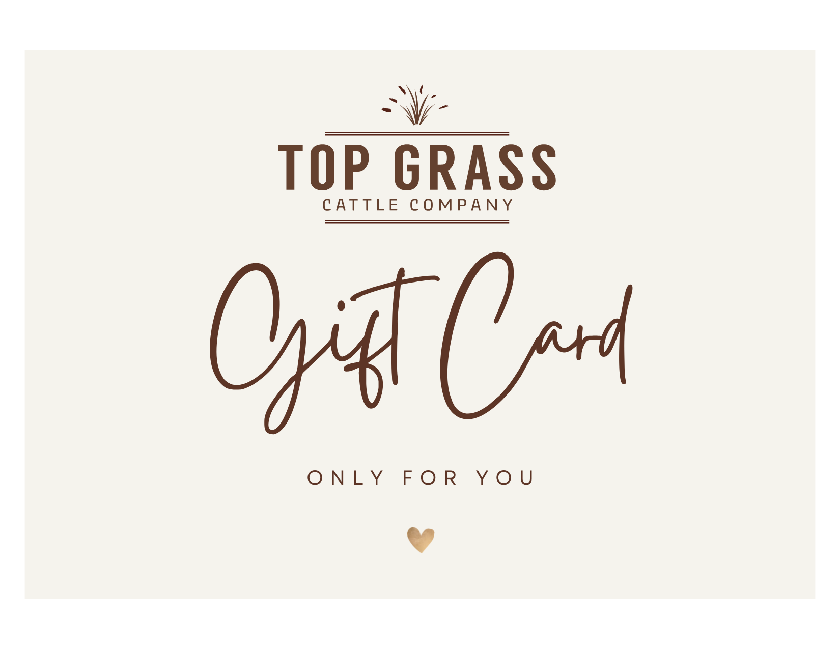 Top Grass Gift Card